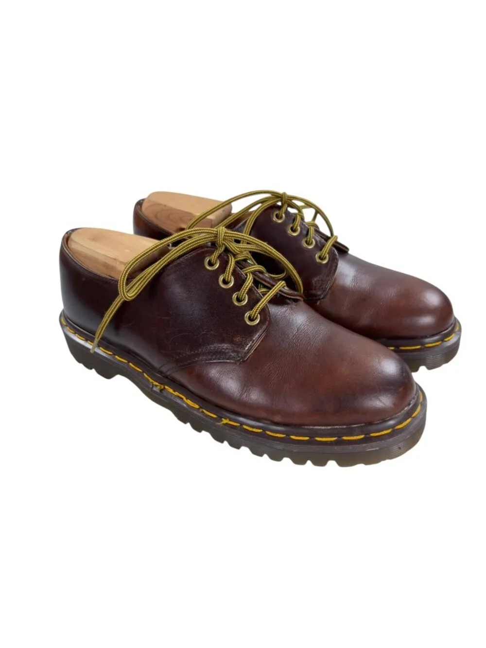 Vintage Dr Martens 1561 Oxford Shoes Mens UK 7 US 8 Brown Leather Made England